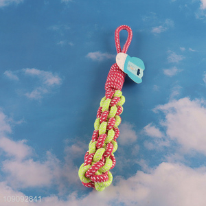 Good Quality Dog Cotton Rope Toy Dog Puppy Chew Teething Toy