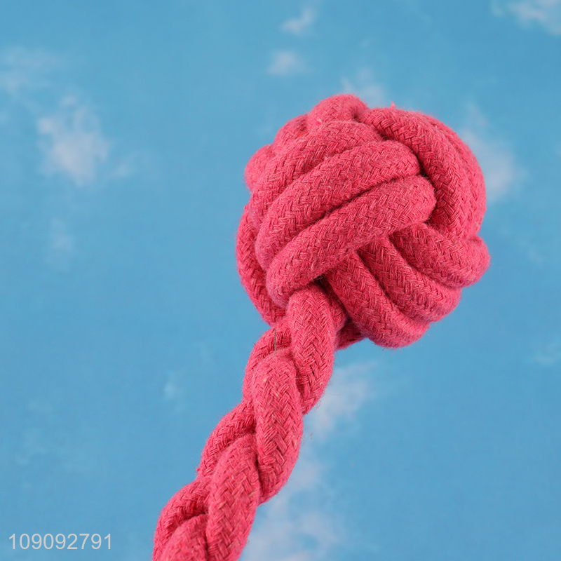 Factory Price Bite Resistant Dog Rope Toy Puppy Teething Toy