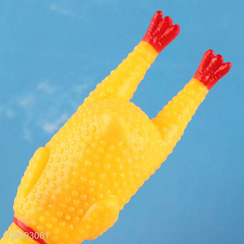 Good Quality Screaming Chicken Dog Toy Squeeze Squeaky Dog Toy