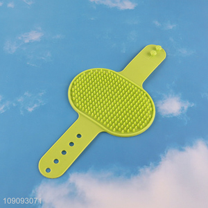 New Arrival Pet Massage Bath Brush Soft Silicone Dog Grooming Brush