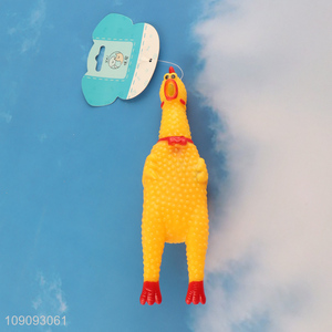 Good Quality Screaming Chicken Dog Toy Squeeze Squeaky Dog Toy