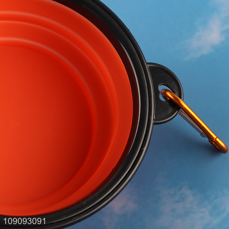 Hot Selling Collapsible Pet Dog Bowl for Walking Parking Traveling