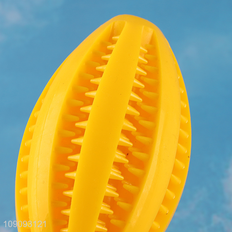 Factory Supply Bite Resistant Leakage Food Toy Dog Teething Toy