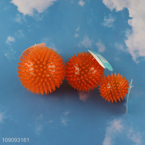 New Product Pet Dog Toy Ball Spiky Dog Chew Toy Squeaky Dog Toy