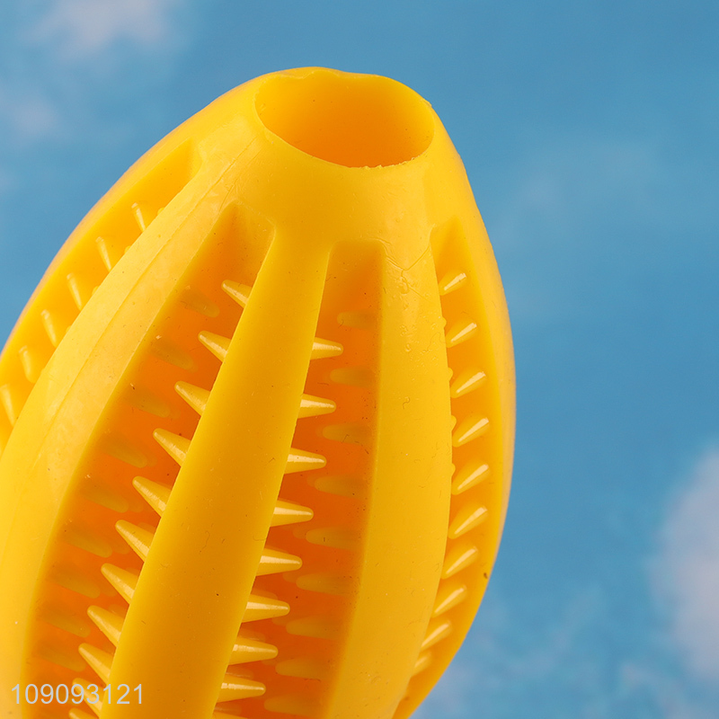 Factory Supply Bite Resistant Leakage Food Toy Dog Teething Toy