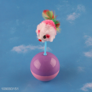 Low Price Cat Toy Cat Mouse Toy Furry Tumbler Cat Interactive Toy
