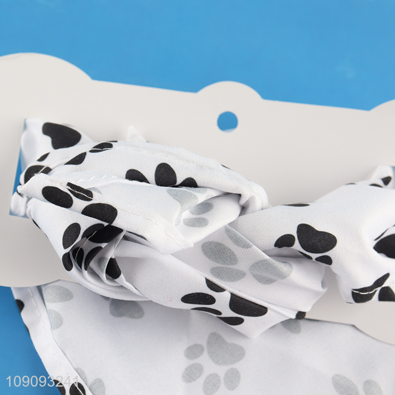 Factory Price Dog Bandanas Pet Triangle Scarf Dog Saliva Towel