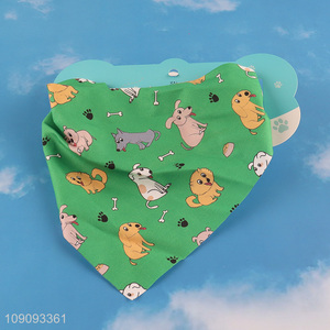 High Quality Adjustable Pet Scarf Dog Bandanas Triangle Dog Bibs