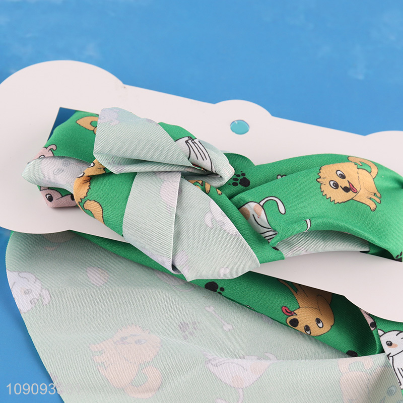 High Quality Adjustable Pet Scarf Dog Bandanas Triangle Dog Bibs