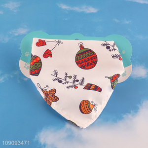 Custom Logo Pet Scarf Dog Cat Bandanas Dog Puppy Saliva Towel