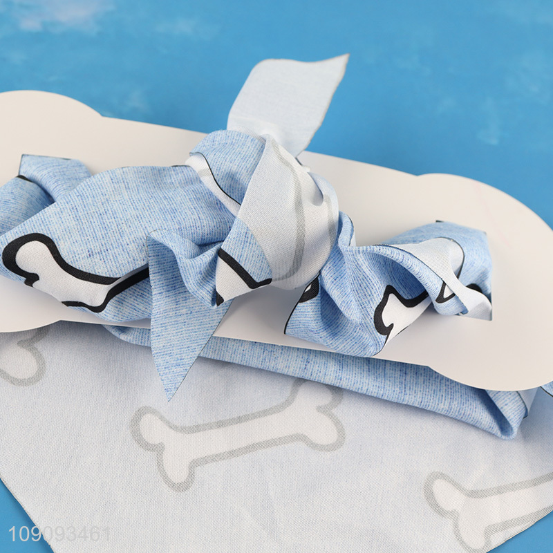 High Quality Breathable Pet Scarf Dog Bandanas Triangle Dog Scarf