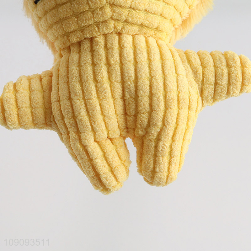 Yiwu market lion shape bite-resistant chew toys squeaky toys