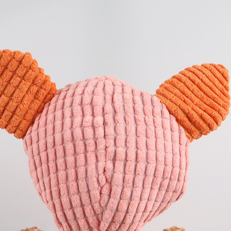 Popular products pig shape plush toy chew toys squeaky toys