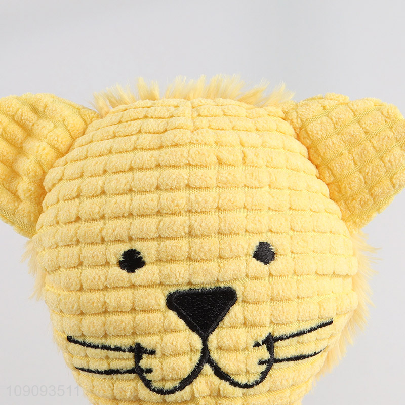 Yiwu market lion shape bite-resistant chew toys squeaky toys