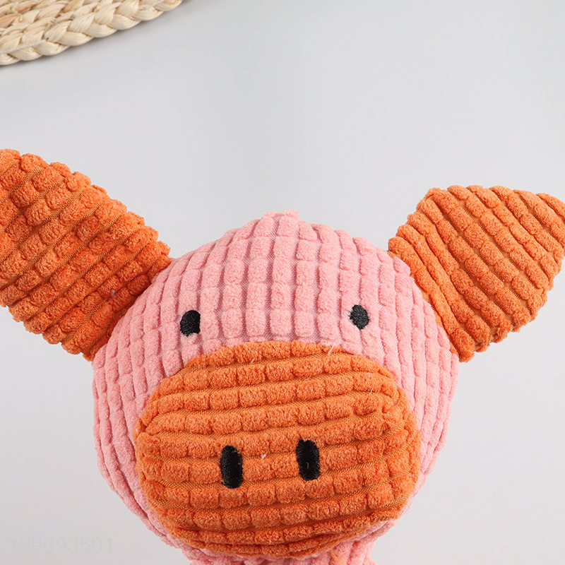 Popular products pig shape plush toy chew toys squeaky toys