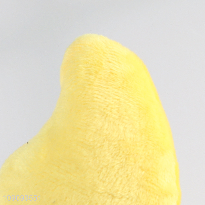 Good selling mango shape pet plush chew toys squeaky toys