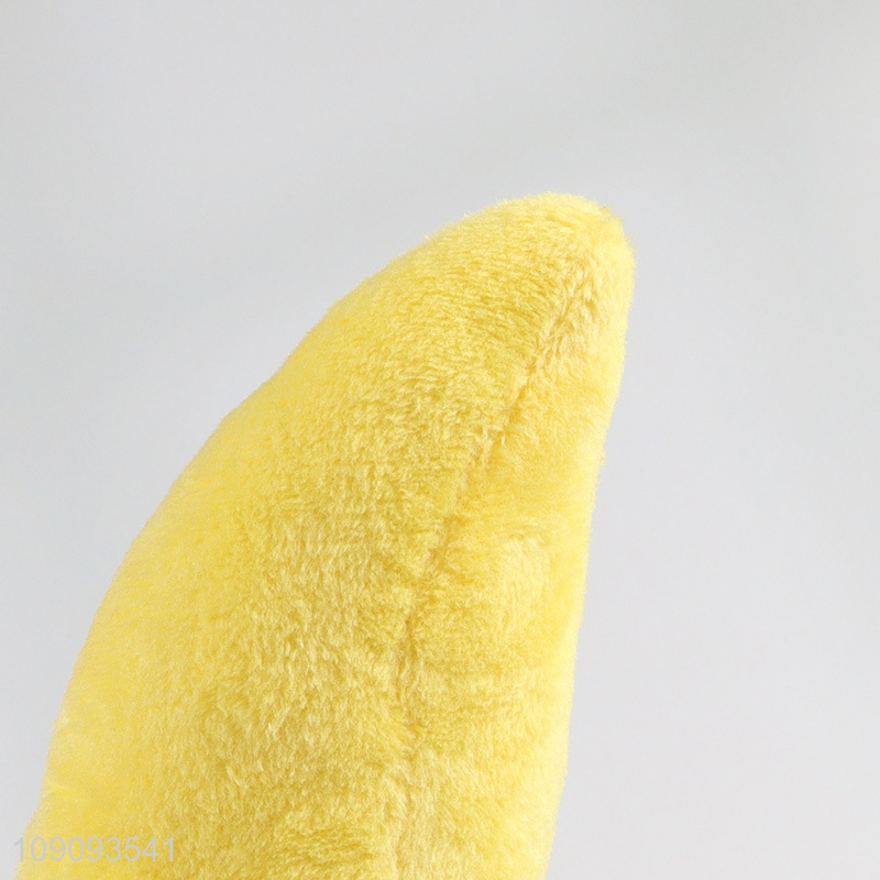 New arrival banana shape pet plush toys chew toys squeaky toys