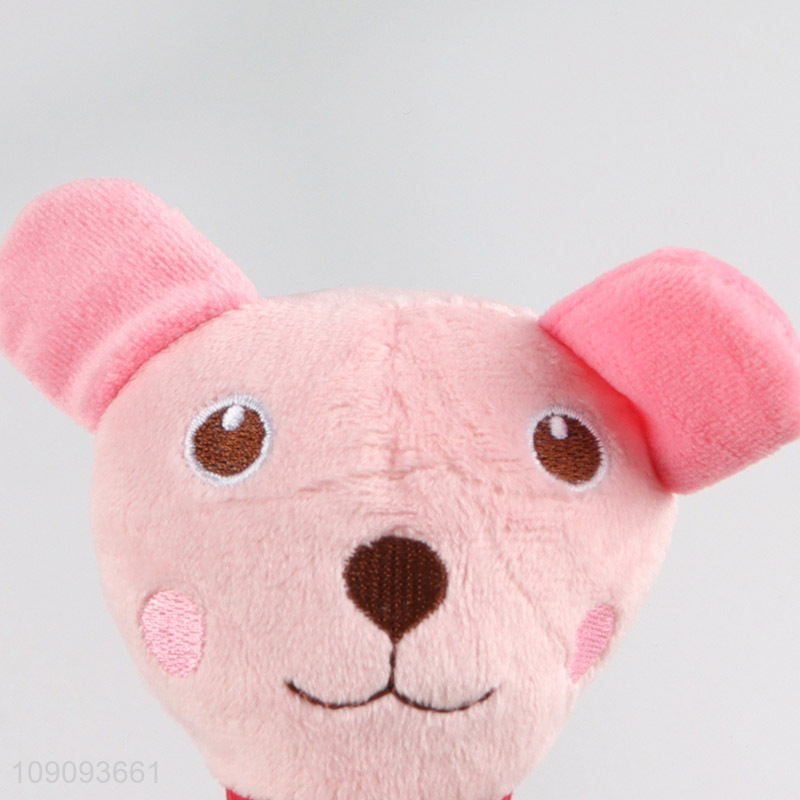 Factory supply rabbit shape grinding teeth squeaky toys pet toys