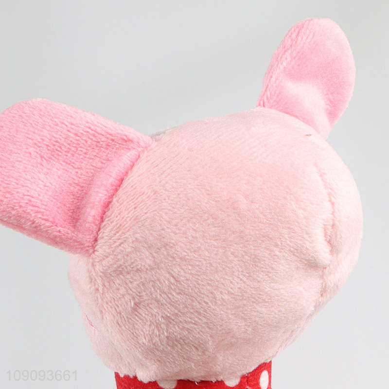 Factory supply rabbit shape grinding teeth squeaky toys pet toys