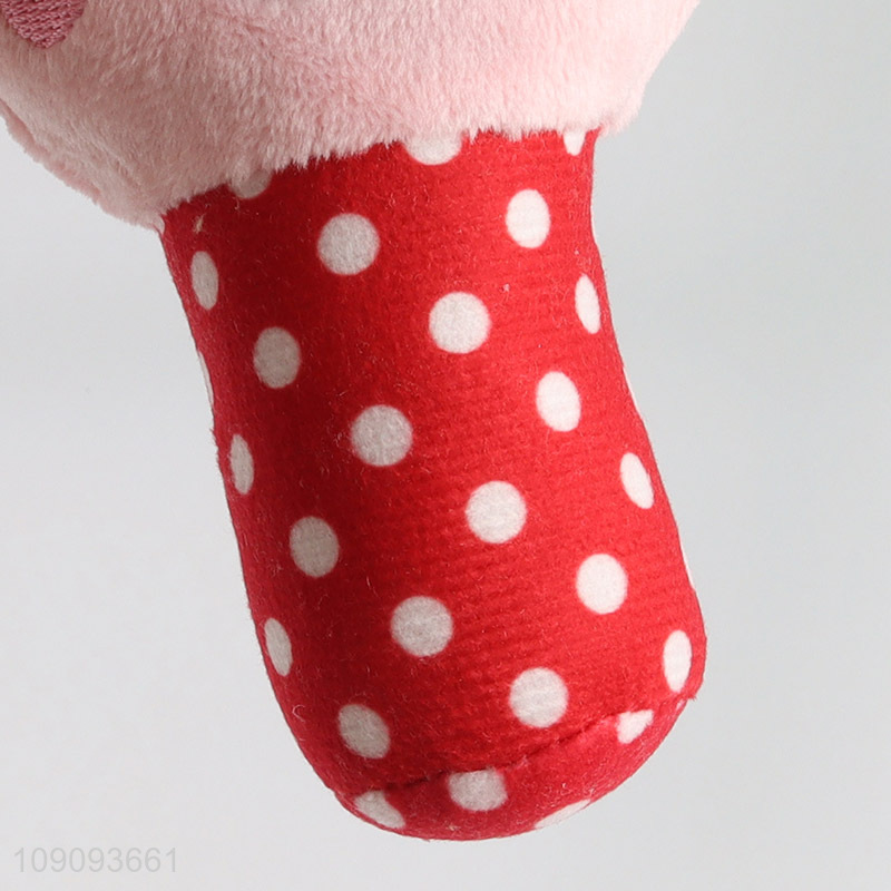 Factory supply rabbit shape grinding teeth squeaky toys pet toys