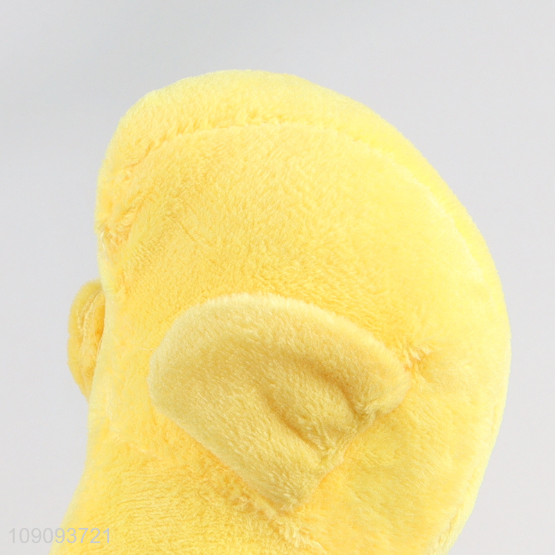 China wholesale duck shape plush grinding teeth squeaky toys for pets