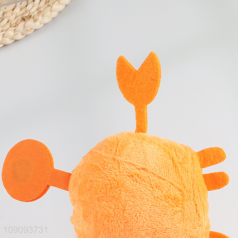 China wholesale crab shape pet grinding teeth squeaky toys