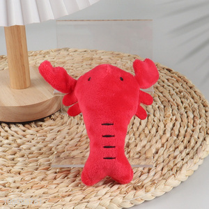 Latest products pet plush chew toy grinding teeth squeaky toys