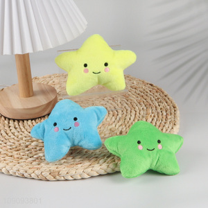 Online wholesale star shape pet grinding teeth squeaky toys