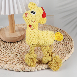 Top products bite-resistant pet chew toy grinding teeth toy with rope