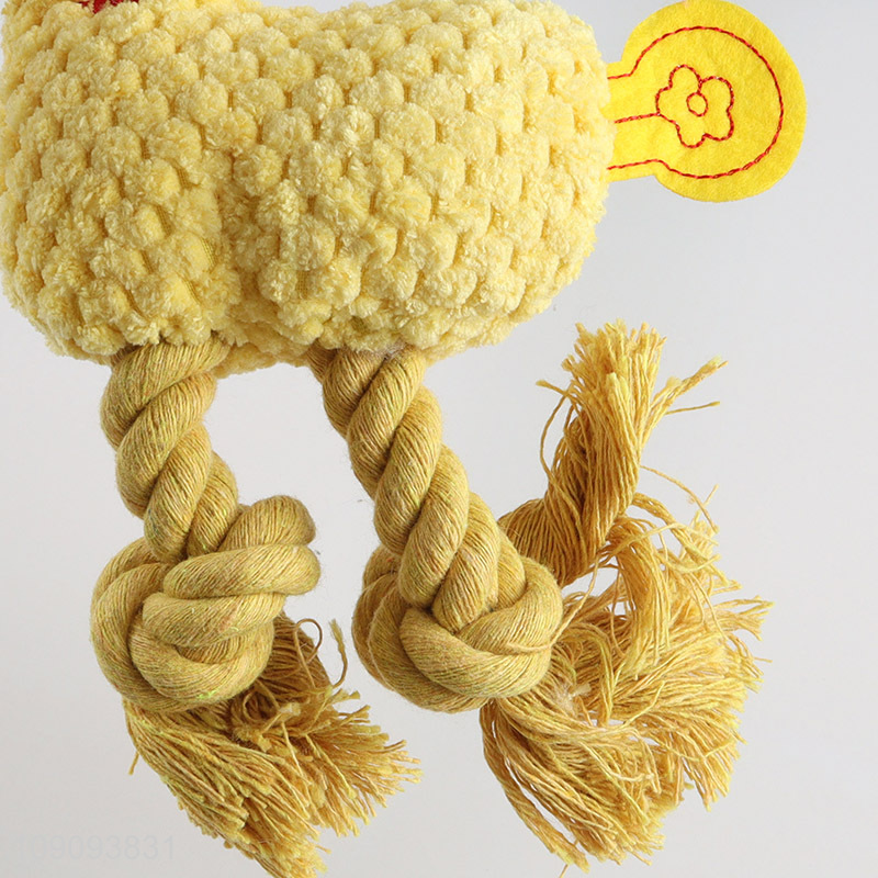 Top products bite-resistant pet chew toy grinding teeth toy with rope