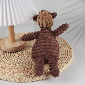 Hot selling monkey shape bite-resistant pet grinding teeth squeaky toys