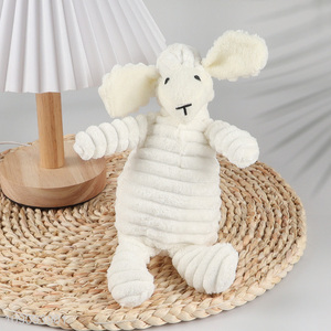 China factory sheep shape pet chew toy grinding teeth squeaky toys