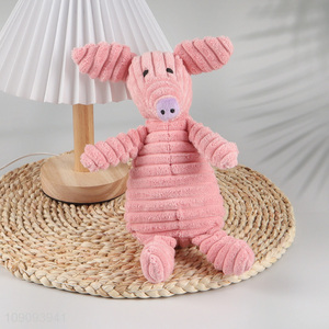 Online wholesale pig shape pet grinding teeth squeaky toys chew toys