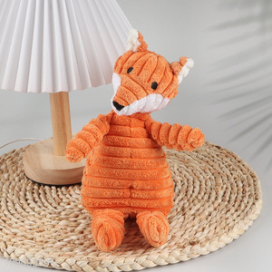 Popular products fox shape pet grinding teeth squeaky toys chew toys