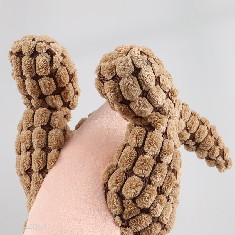 Yiwu market dinosaur shape grinding teeth squeaky toys for pet puppy