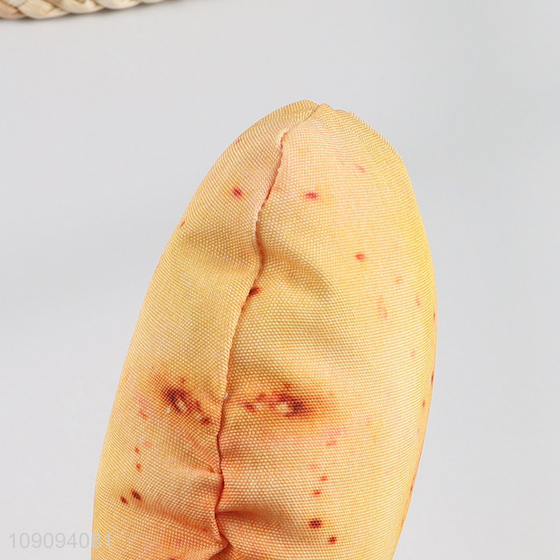 China wholesale potato shape pet grinding teeth squeaky toys chew toy