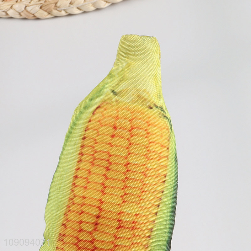 High quality corn shape pet grinding teeth squeaky toys