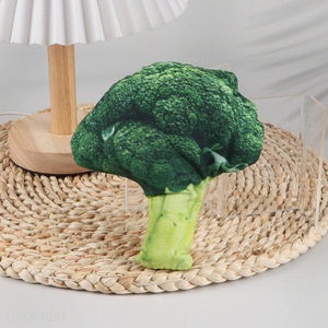 Hot items broccoli shape bite-resistant grinding teeth squeaky toys for pet