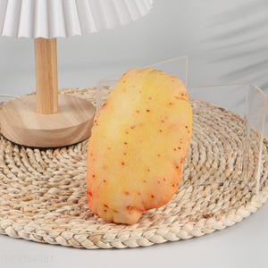 China wholesale potato shape pet grinding teeth squeaky toys chew toy