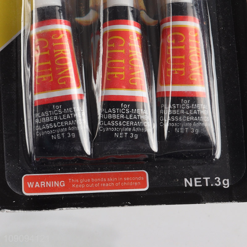 New arrival 3pcs multi-purpose strong glue for wood ceramic glass