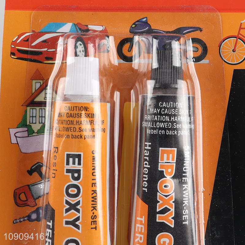 Top selling 2pcs 5 minute kwik-set epoxy glue strong glue set
