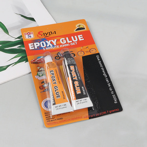Top selling 2pcs 5 minute kwik-set epoxy glue strong glue set
