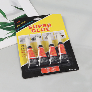China factory 4pcs multi-purpose strong glue glass liquid glue
