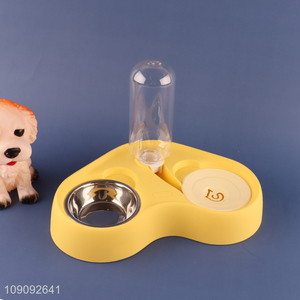 New Arrival Automatic Pet Dog Feeder and Water Dispenser Set