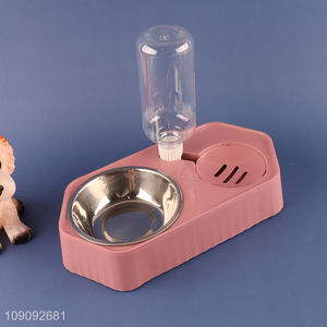 New Product Automatic Pet Dog Feeder and Water Dispenser Set