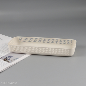 Factory price hollow plastic storage <em>basket</em> for home <em>office</em>