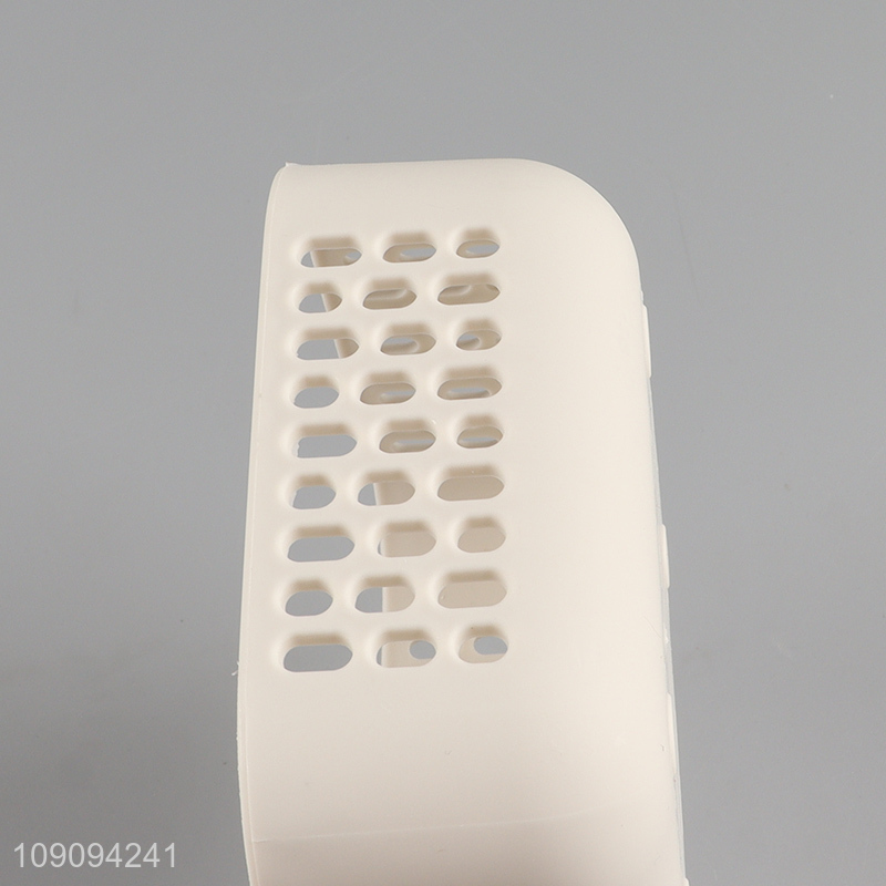 Hot selling hollow plastic home office desktop storage basket