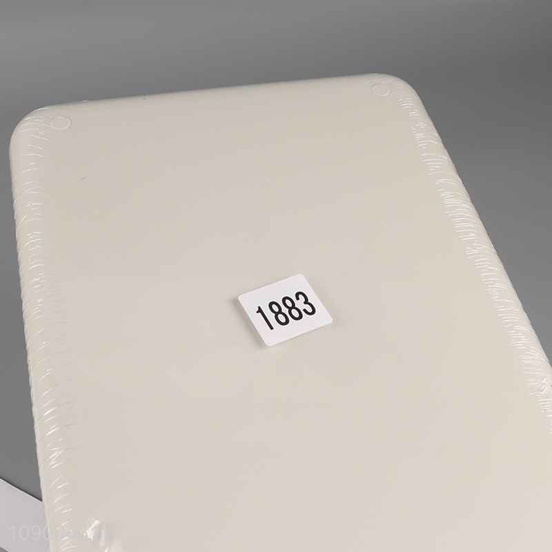 Good selling plastic desktop organizer hollow storage basket wholesale