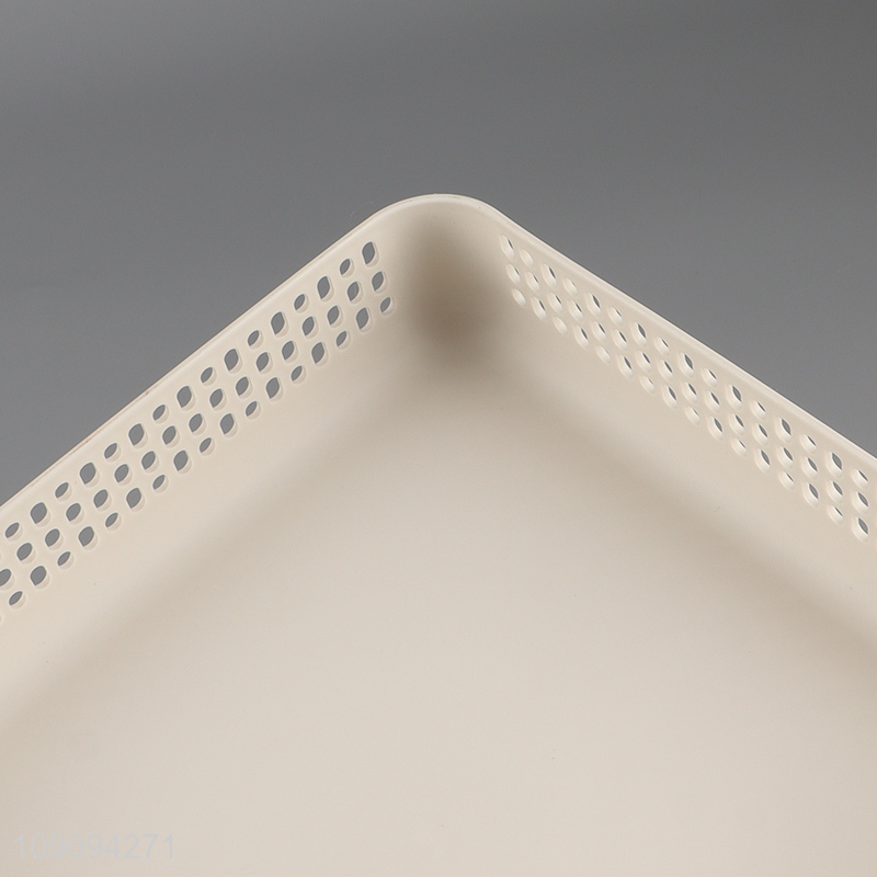 Top selling hollow desktop organizer storage basket wholesale