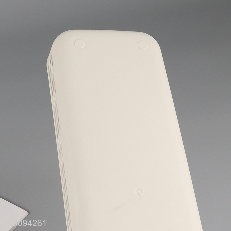 Factory price hollow plastic storage basket for home office